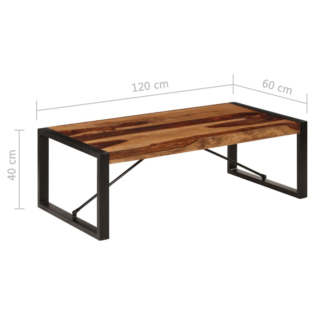 47.2"x23.6"x15.7" Solid Sheesham Wood Coffee Table P3300