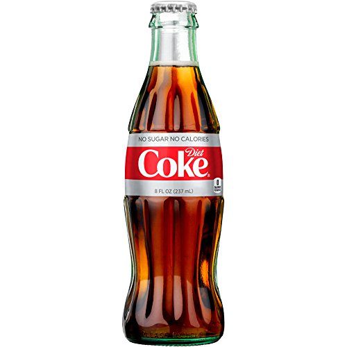 Diet Coke Glass Bottles 4(6 Packs) U786