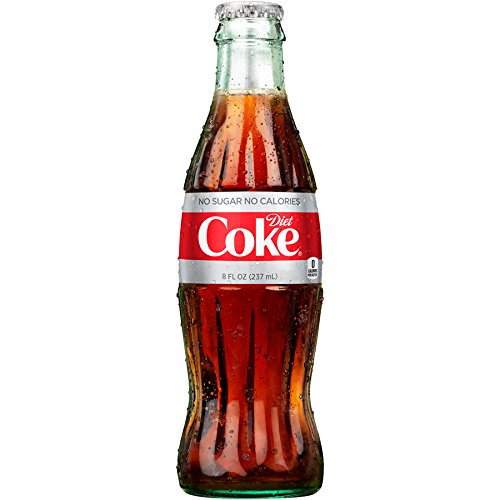 Diet Coke Glass Bottles 4(6 Packs) U786