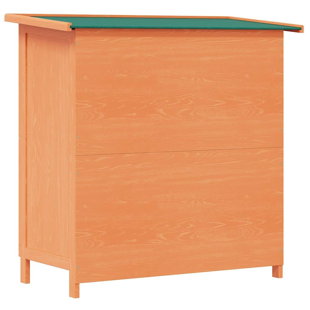 Outdoor Wooden Rabbit Hutch 2-Tier 36 Inch M755173