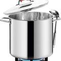 24 Quart Stainless Steel Stockpot with Lid M73469