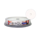 10-disc 50gb 6X Bd-r Dl White Inkjet Hub Printable Blank Disc X416
