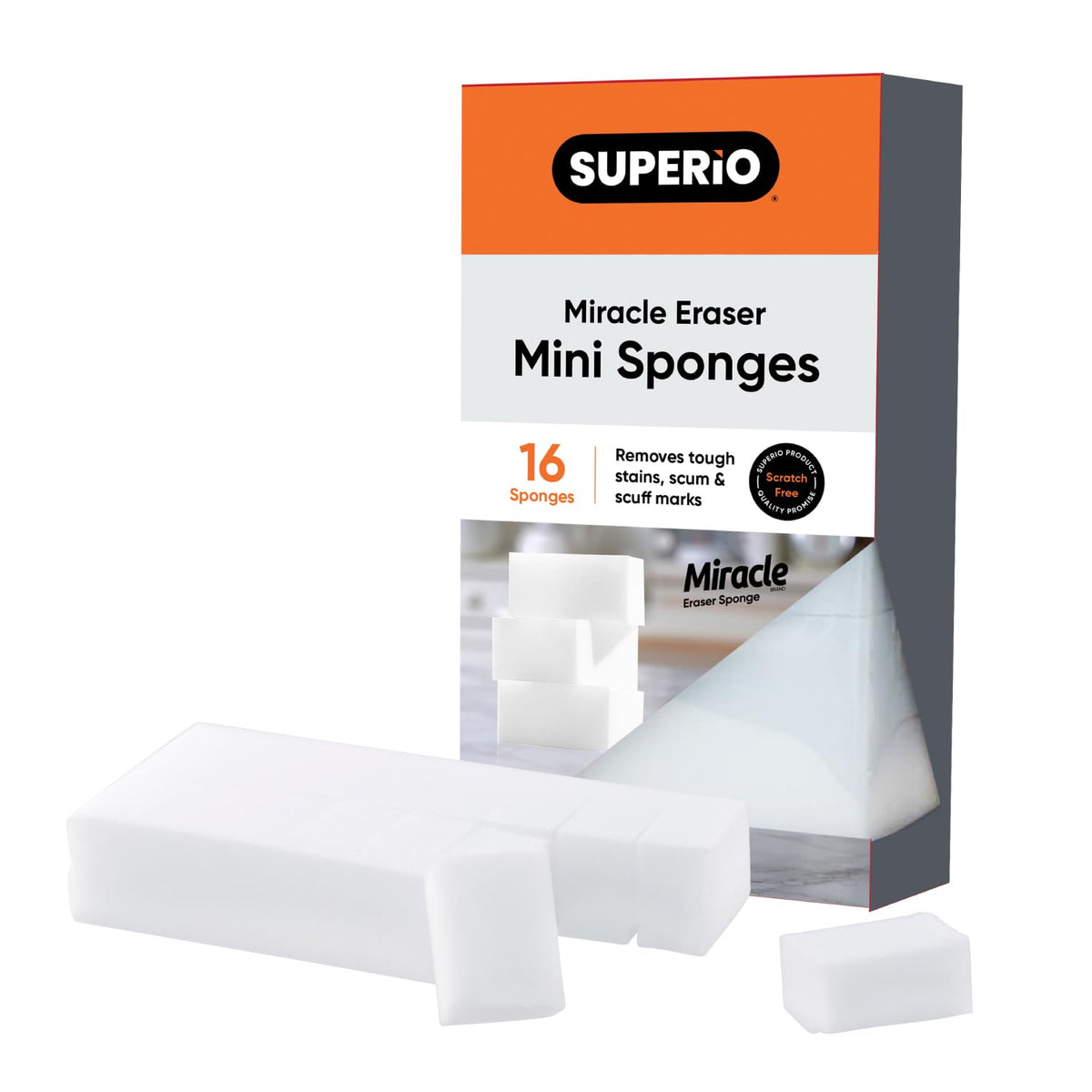 Melamine Sponge Pack of 16 1 Inch Mini Cleaning Erasers G708