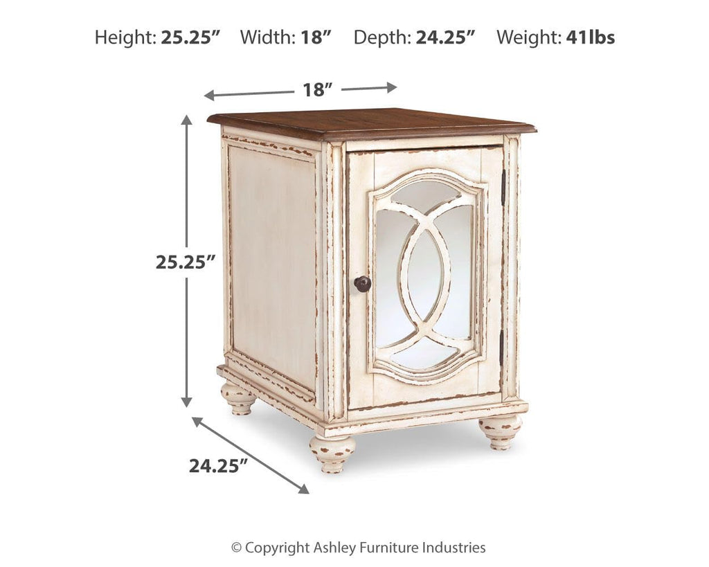 Chairside End Table with Storage T37229