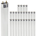 24 Inch T8 Fluorescent Tube Light Bulb 17W 5000K 1230 Lumen G13 Bi-Pin Base Pack of 25 A77763