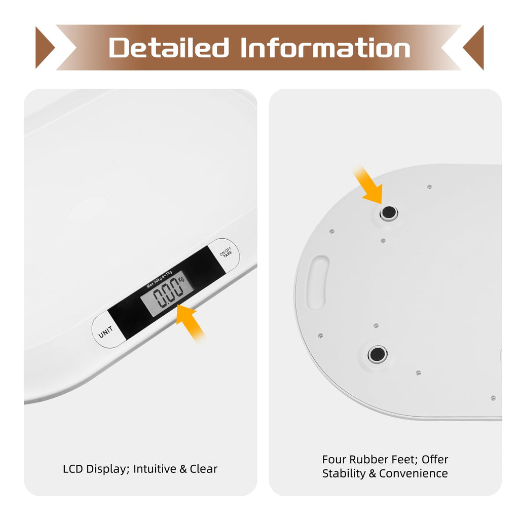 Digital Infant Scale 20kg/44lb LCD Display F30777