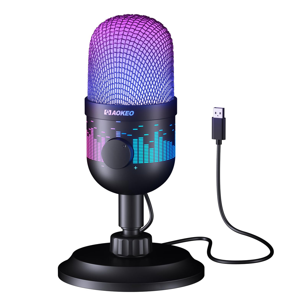 USB Condenser Gaming Microphone with RGB Lighting G231506