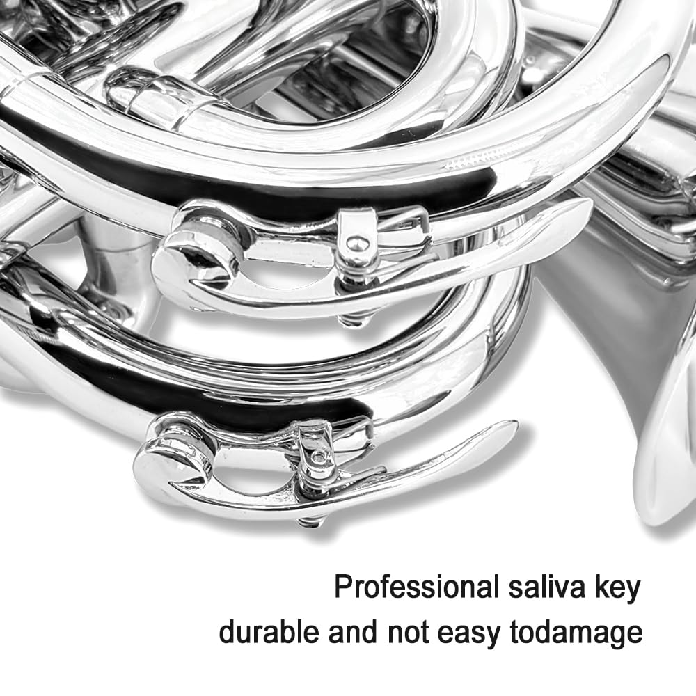 Pocket Trumpet Mini Brass Instrument with 7C Mouthpiece & Case S73066
