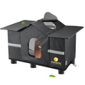 Weatherproof Large Insulated Outdoor Cat House with Roof Window R84735
