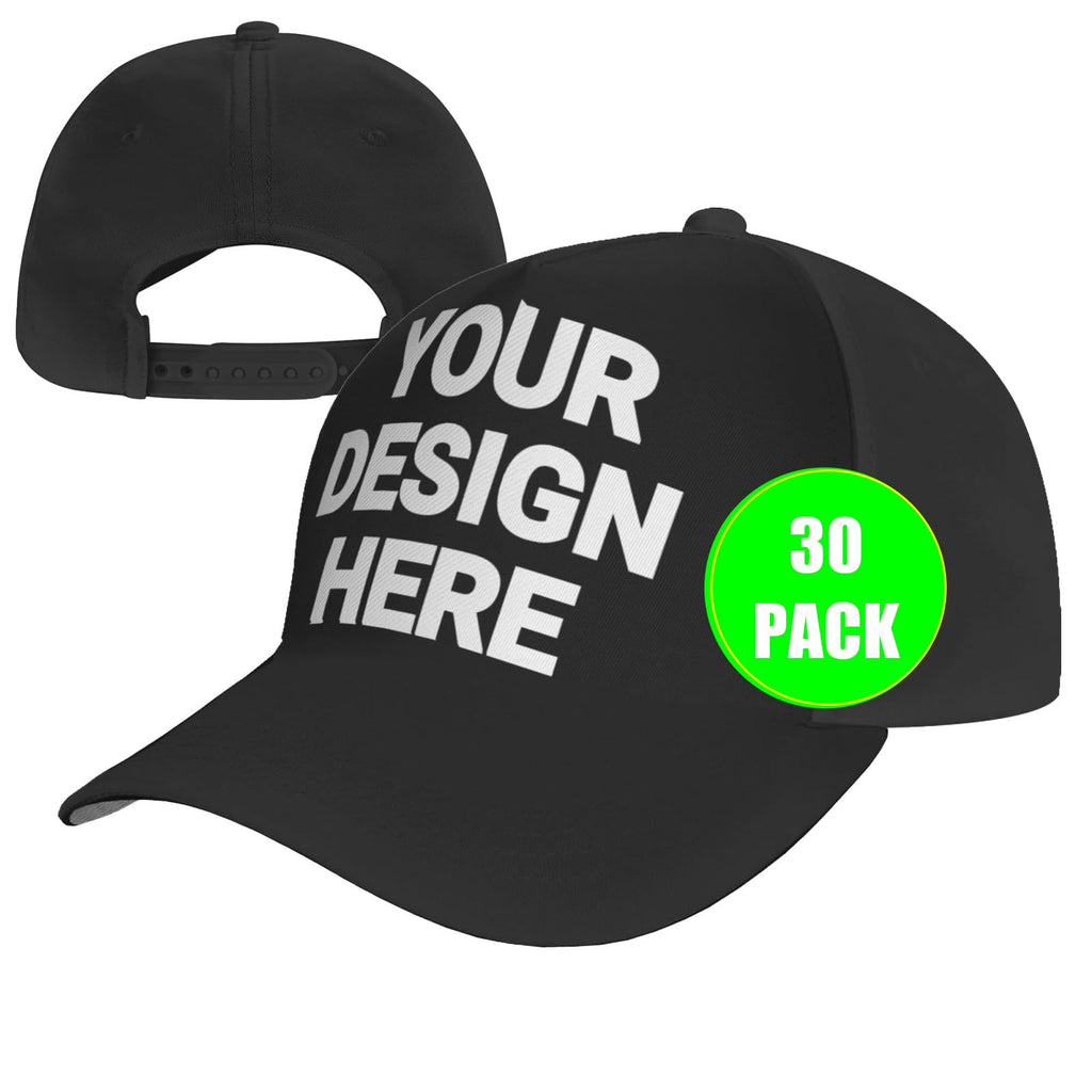 Custom Baseball Cap 30 Pack Adjustable Trucker Caps I2886
