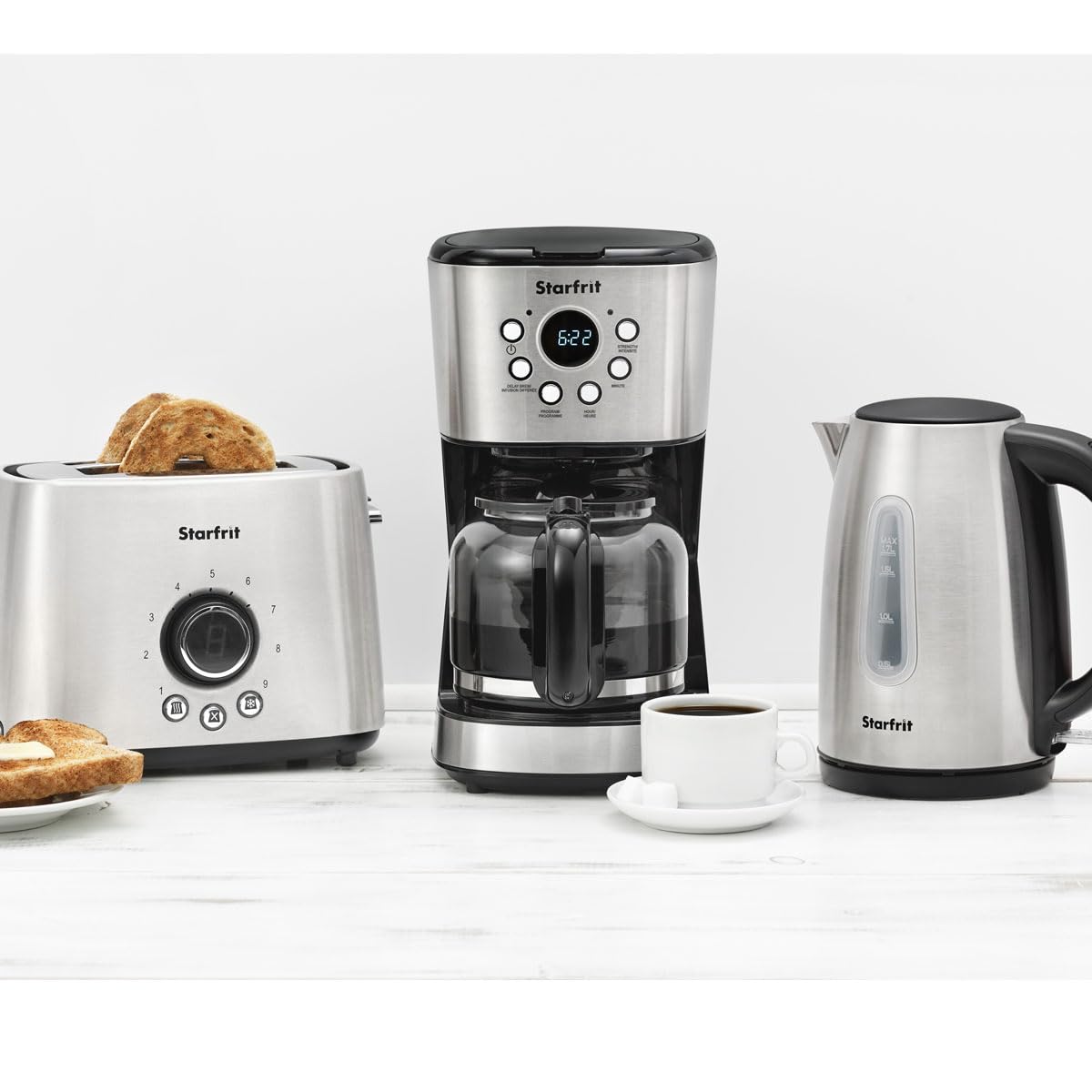 Programmable 12 Cup Stainless Steel Coffee Maker X857