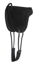 Neoprene Suede Leather Bareback Saddle Pad Black S5067