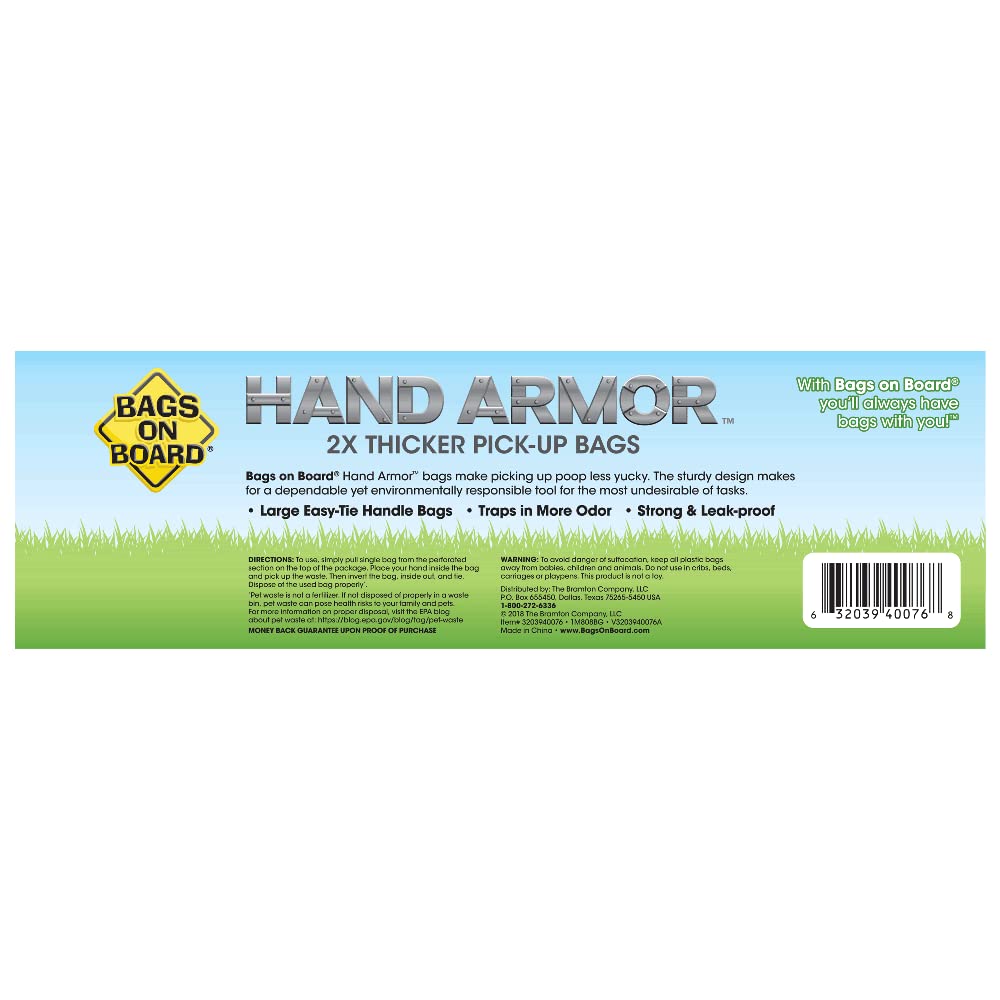 Dog Poop Bags with Easy Tie Handles, 200 Count F987007