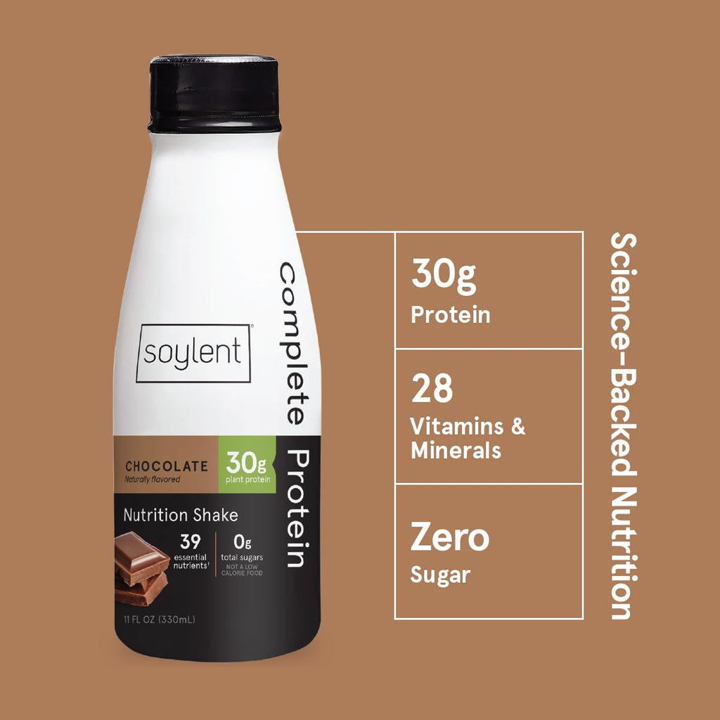 Chocolate Vegan Protein Shake 11oz 12 Pack Y86722