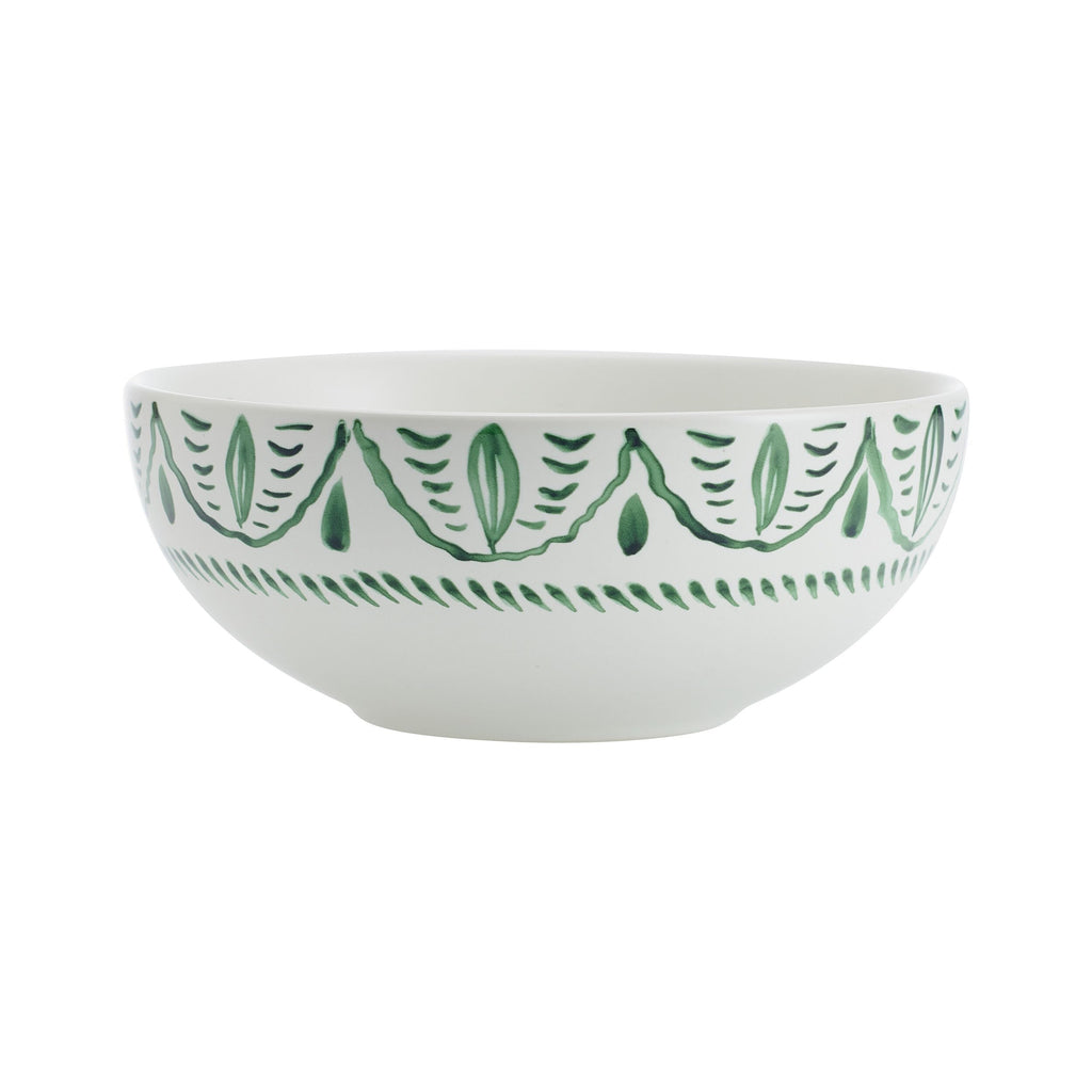 Green 12-Piece Stoneware Dinnerware Set F55433