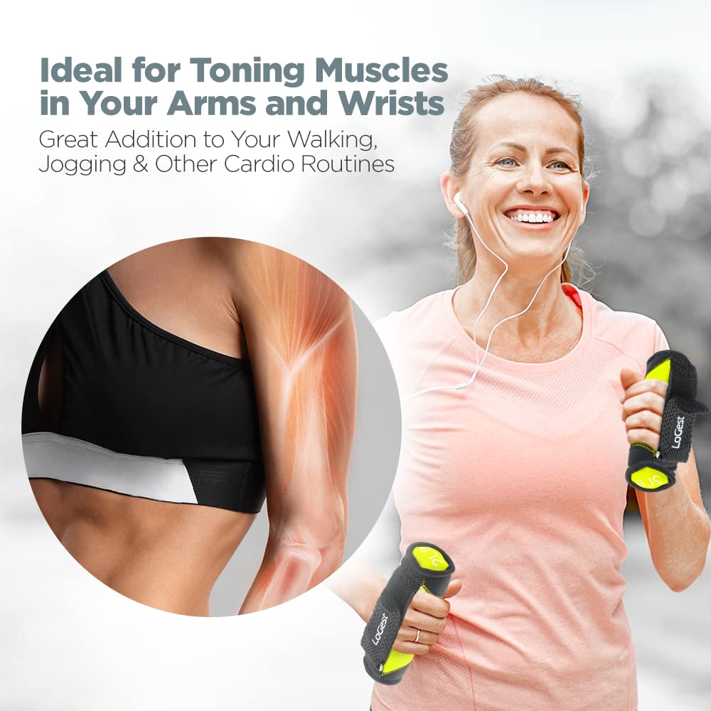 Soft Hand Weights with Straps E589