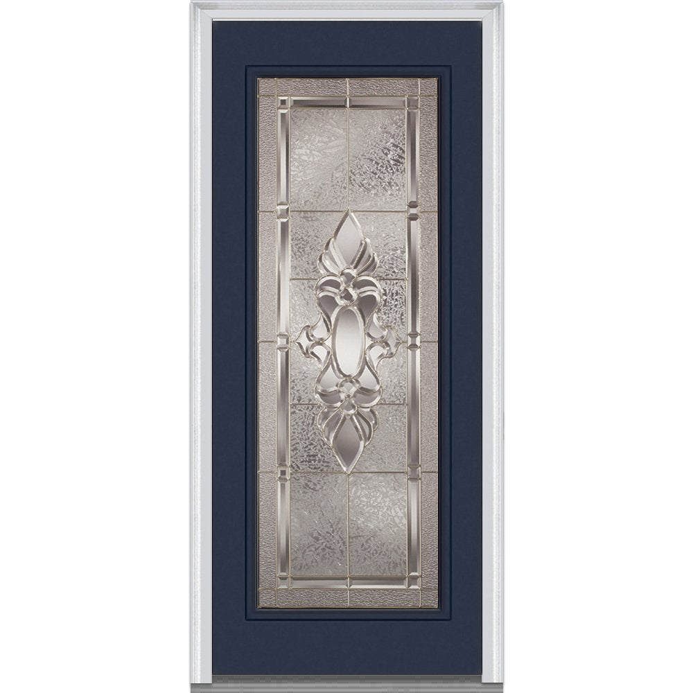 Fiberglass Smooth Left Hand In-Swing Exterior Prehung Door 36"x80" S8037