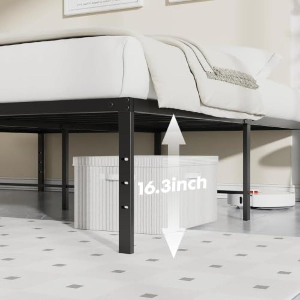 Queen 18 Inch Metal Platform Bed Frame Q80269