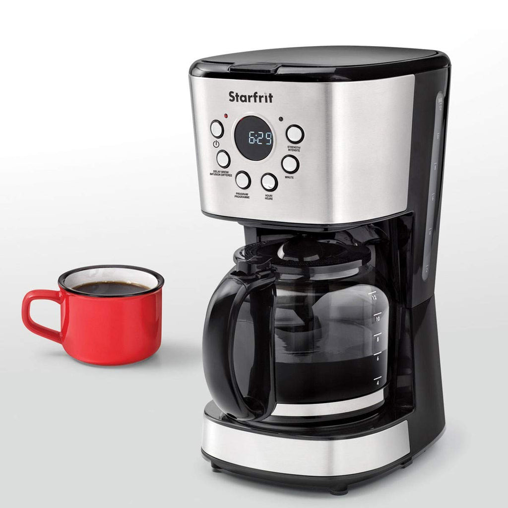 Programmable 12 Cup Stainless Steel Coffee Maker X857