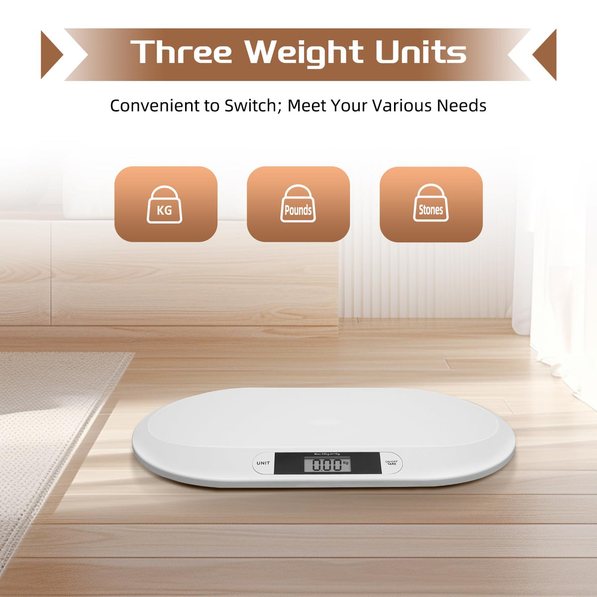 Digital Infant Scale 20kg/44lb LCD Display F30777