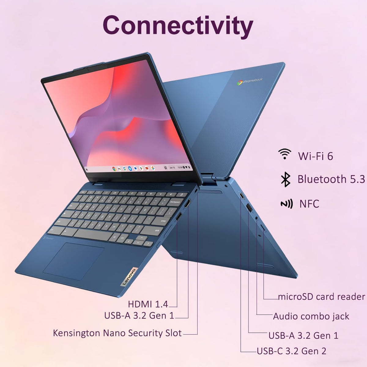 2-in-1 Chromebook Laptop W301