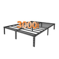 Queen Size 18" Black Metal Frame B8588