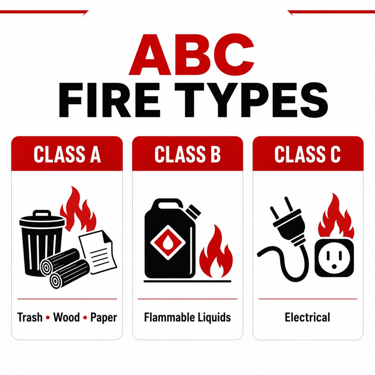 2.5 lb Dry Chemical ABC Fire Extinguisher, 2 Pack J22288