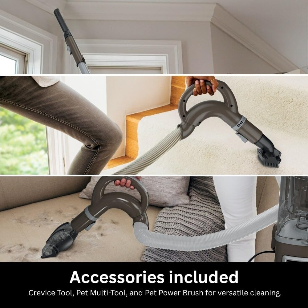 Bagless Pet Upright Vacuum Cleaner with HEPA Filter C857