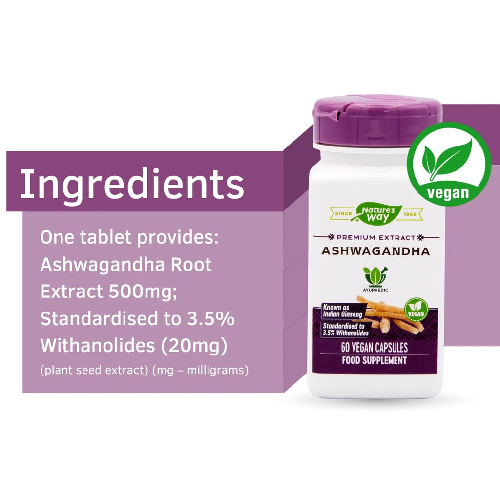 Ashwagandha 60 Veggie Caps E6183