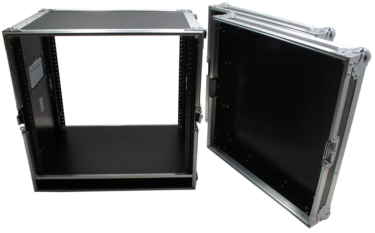 10U Rack Case with Casters 16 Inch Depth S5526