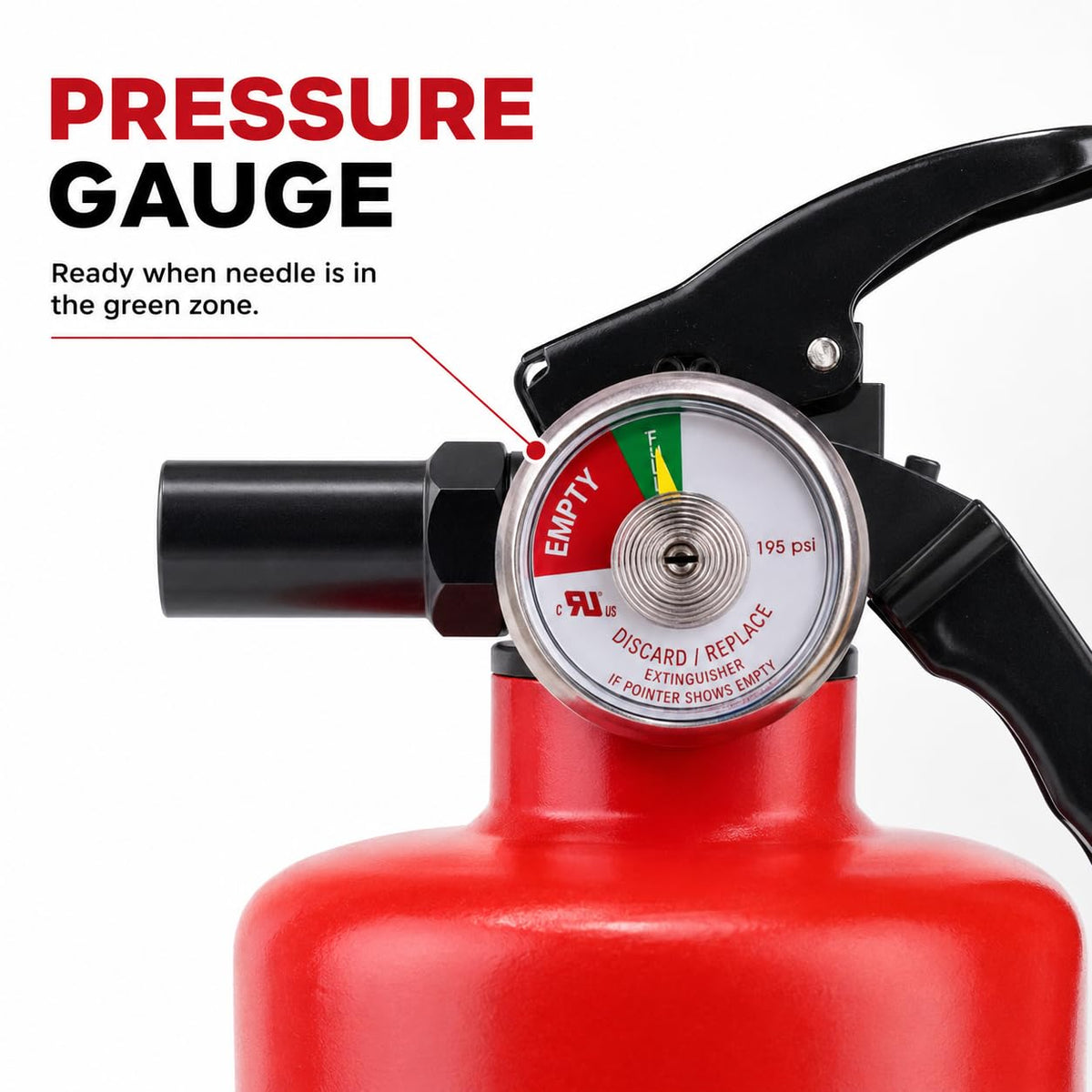 2.5 lb Dry Chemical ABC Fire Extinguisher, 2 Pack J22288