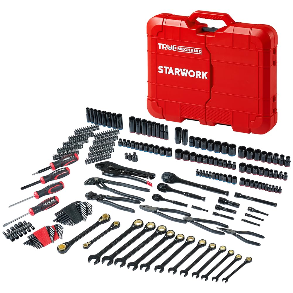312-Piece Mechanics Tool Set and Socket Set O256