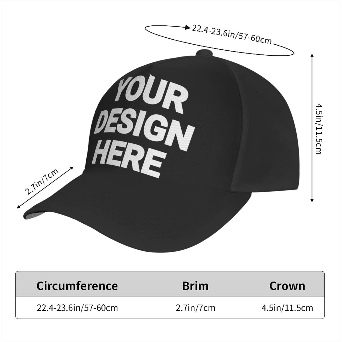Custom Baseball Cap 30 Pack Adjustable Trucker Caps I2886