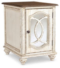 Chairside End Table with Storage T37229