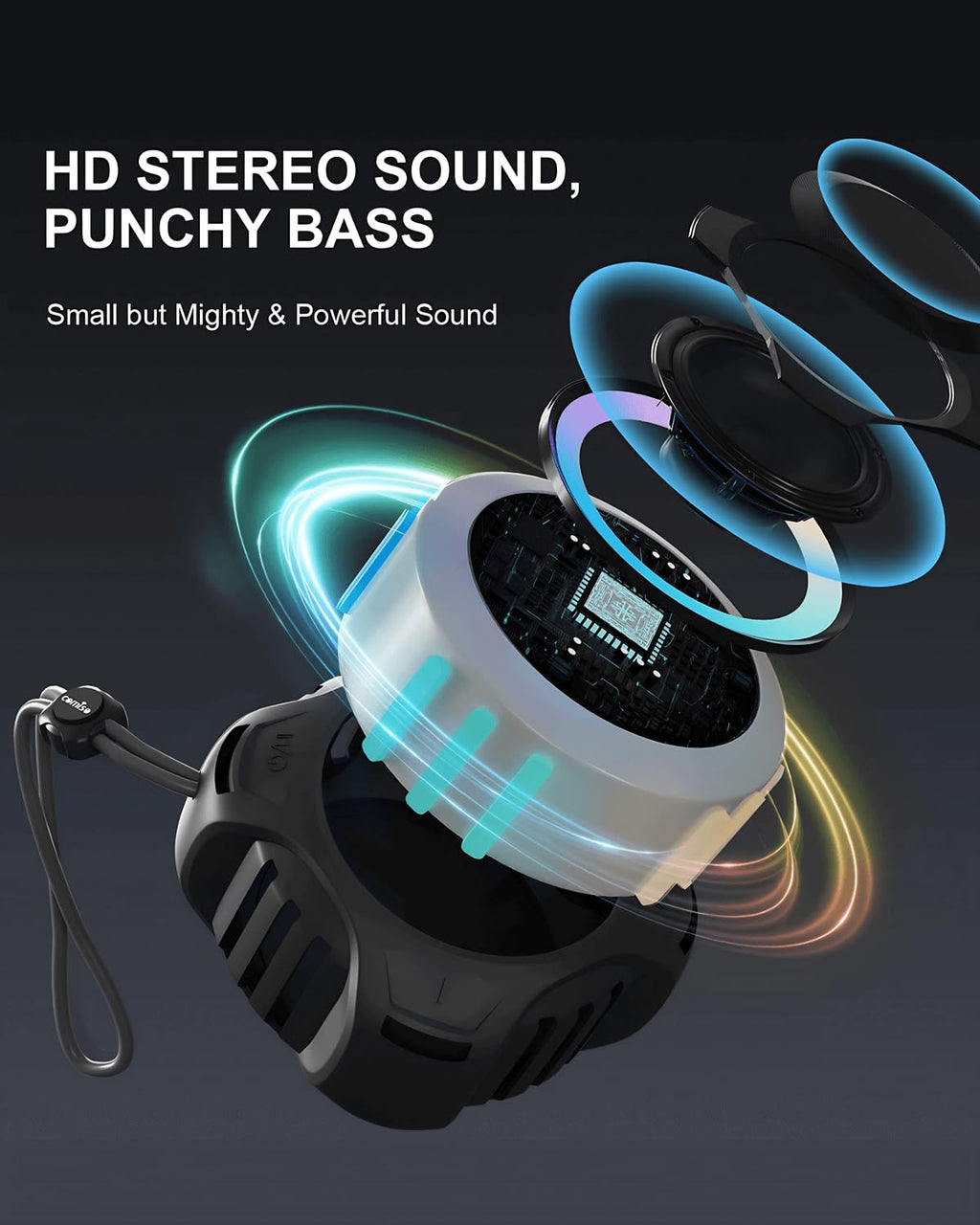 Portable IP67 Waterproof Shower Speaker R3475