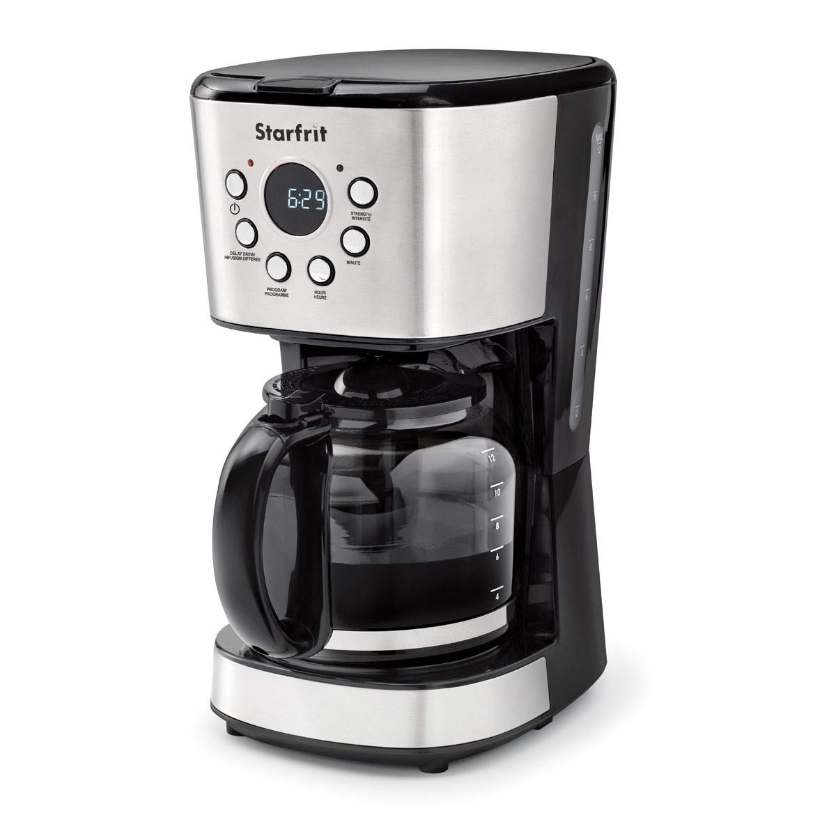 Programmable 12 Cup Stainless Steel Coffee Maker X857