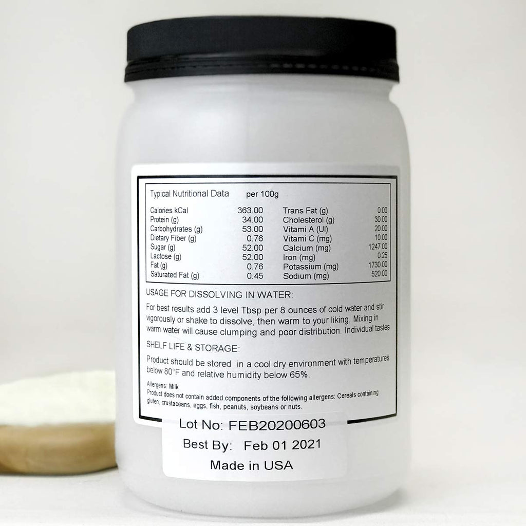Non-Fat Dry Milk Powder 1 Lb. 8 oz. T30716