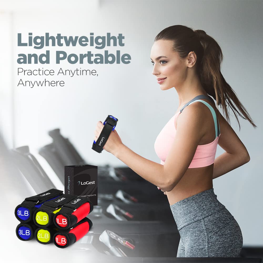 Soft Hand Weights with Straps E589
