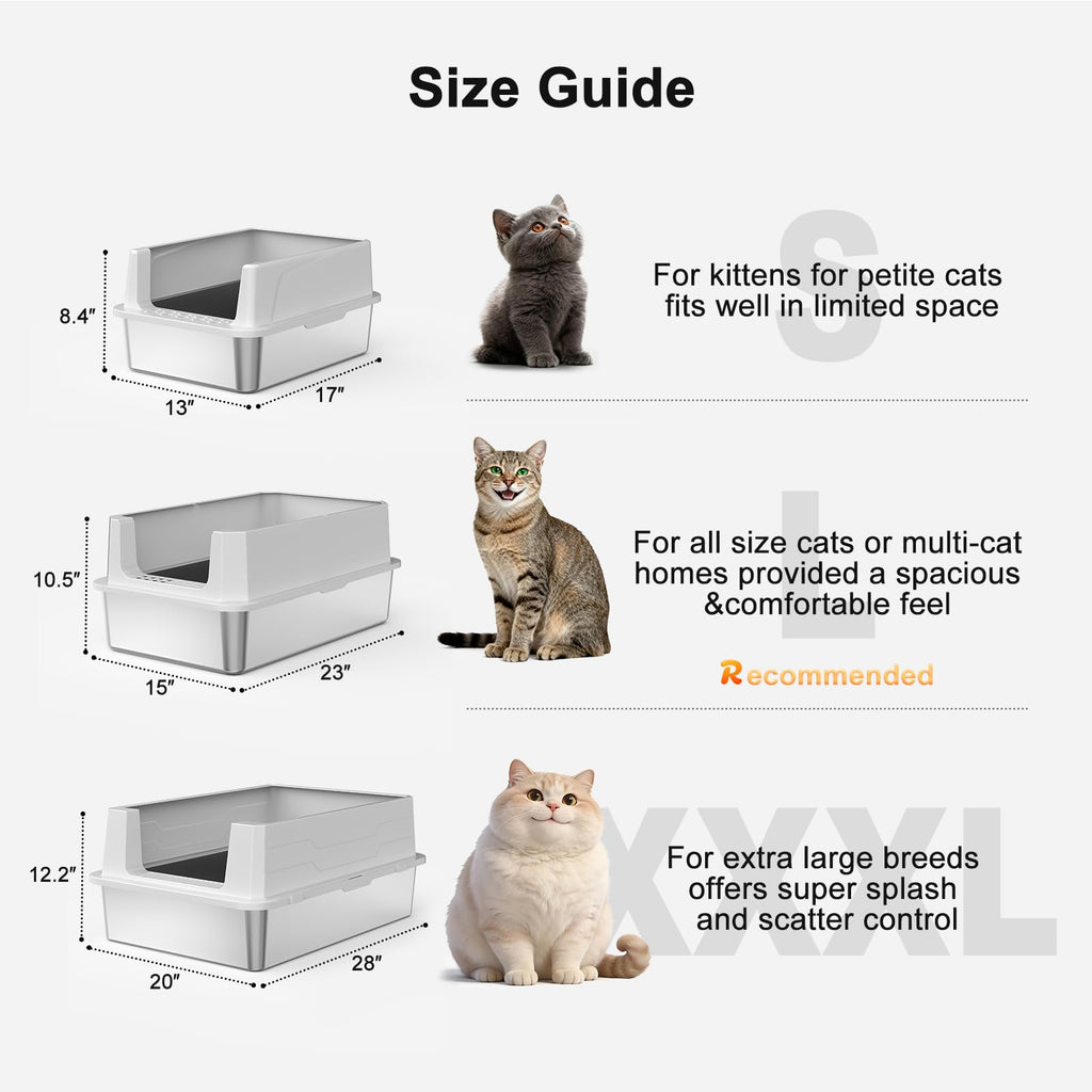 Stainless Steel Cat Litter Box L5397