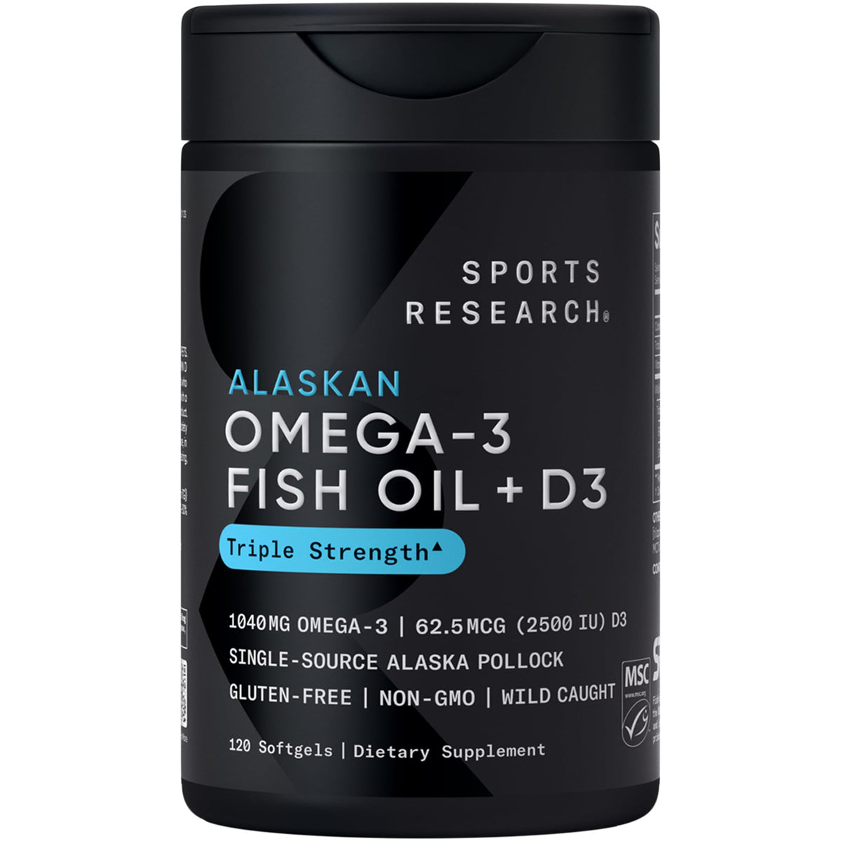 Omega-3 Fish Oil 1250mg + D3 2500iu, 120 Count H233135
