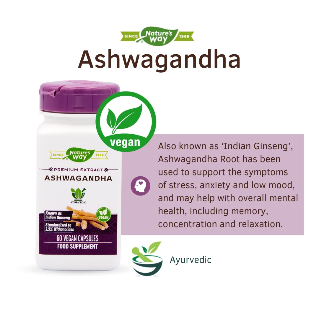 Ashwagandha 60 Veggie Caps E6183