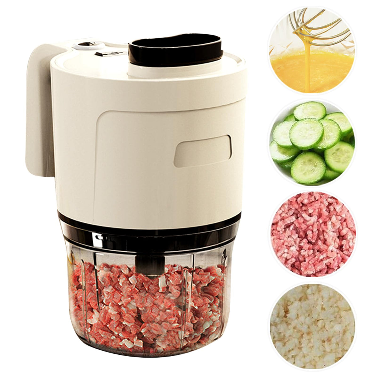 4-in-1 Waterproof Cordless Electric Vegetable Slicer Set G742805