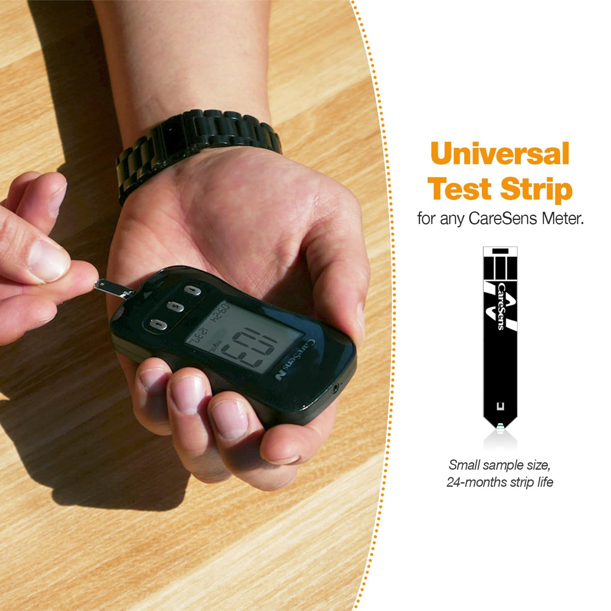 Blood Glucose Monitor Kit with 100 Test Strips, 100 Lancets, Lancing Device, Control Solution, Travel Case R35475