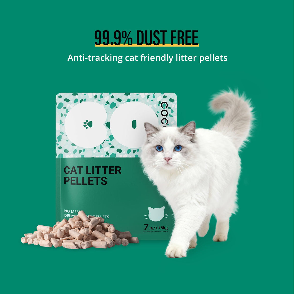 Cat Litter Pellets 21 Lbs Pack I175975