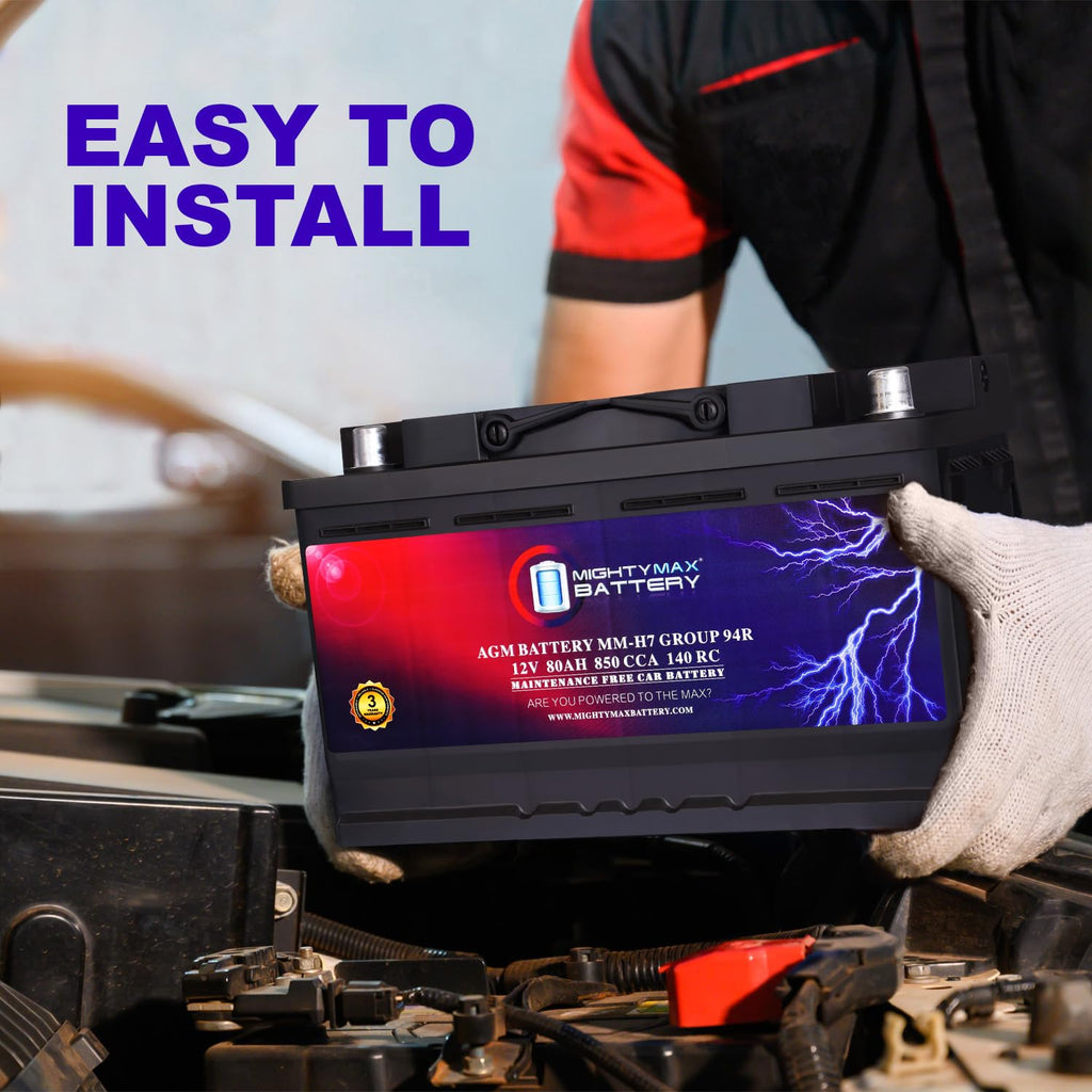 12V 80AH 850 CCA Replacement Battery L12220