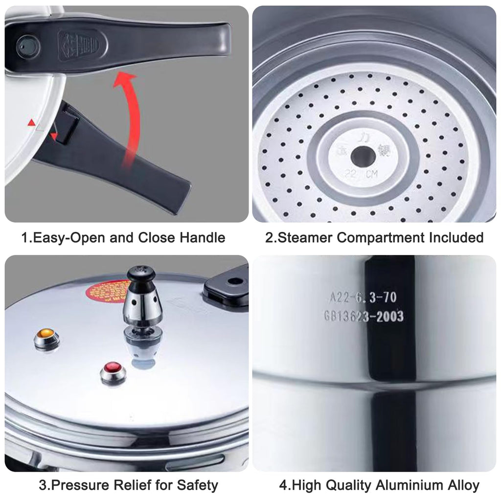 3 Quart Aluminum Pressure Cooker W607559