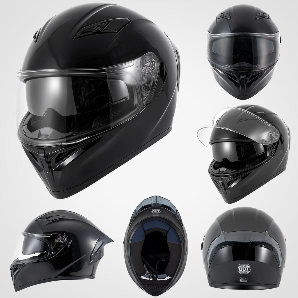 Full Face Motorcycle Helmets DOT Certified D9456