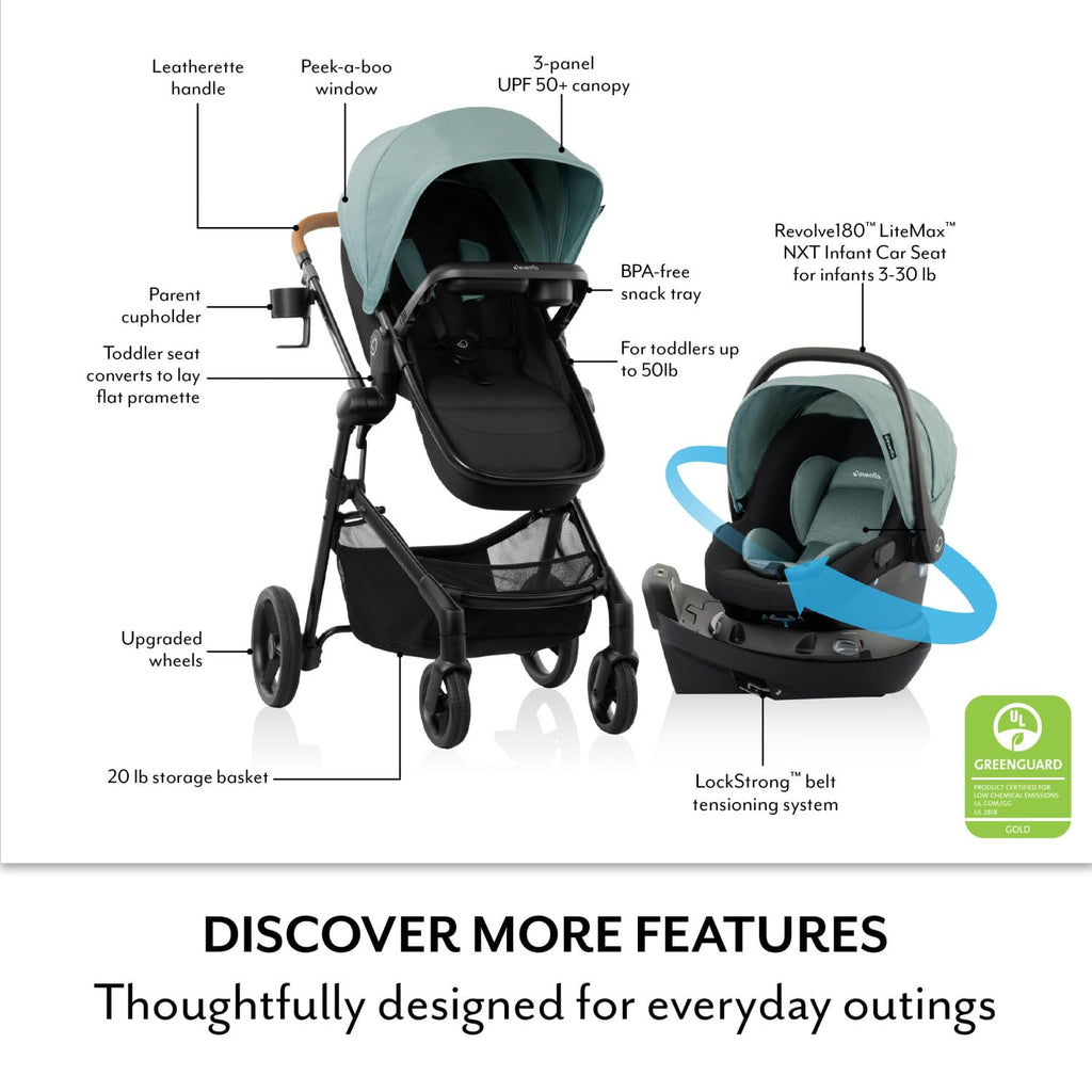 Travel System with Infant Car Seat U7926