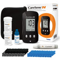 Blood Glucose Monitor Kit with 100 Test Strips, 100 Lancets, Lancing Device, Control Solution, Travel Case R35475
