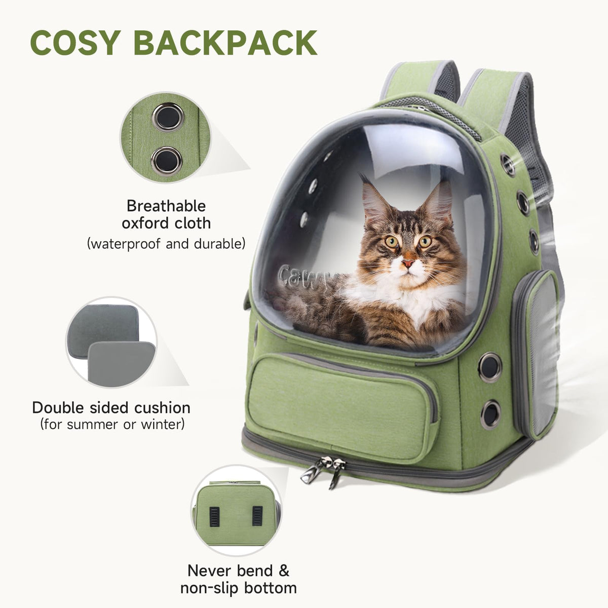 Breathable Cat Backpack Carrier T973669